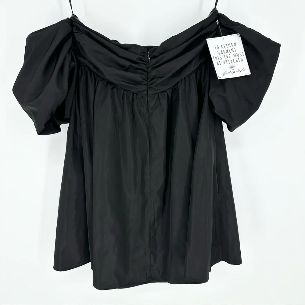 Free People Mia Square Neck Off Shoulder Mini Party Dress